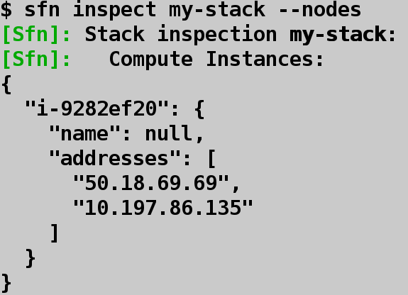 stack inspect nodes